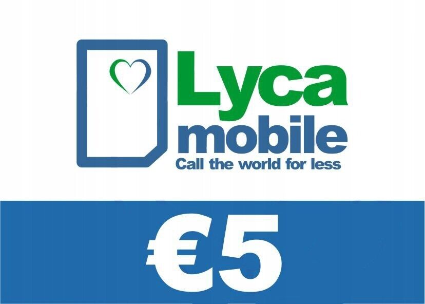 Tarjeta SIM Lycamobile 6 GB en España/ 5 GB Euro Roaming / 100 minutos