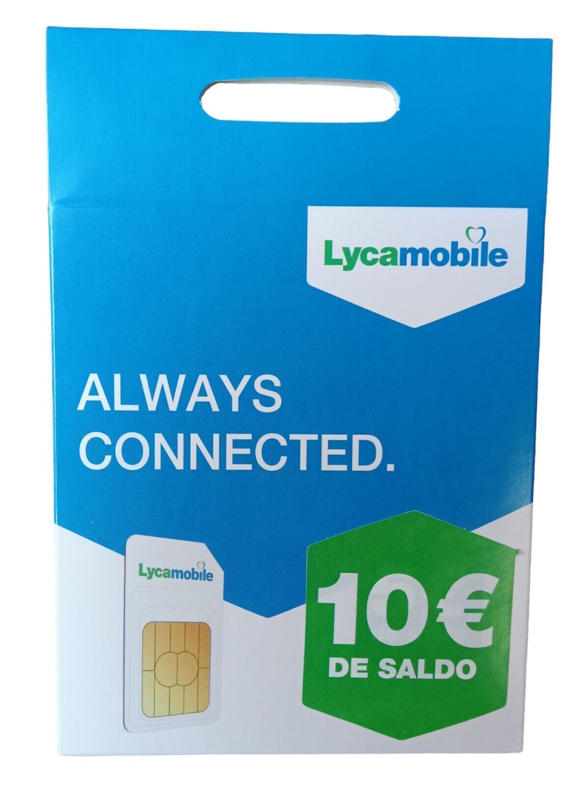 Tarjeta SIM Lycamobile 30GB en España/ 11GB Euro Roaming / Llamadas Ilimitadas